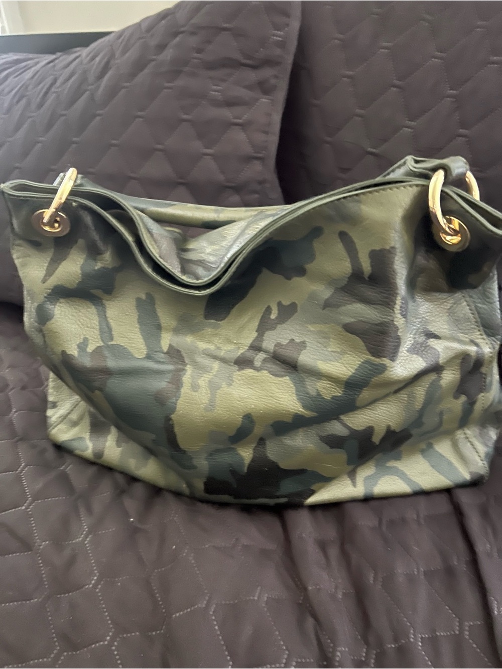 Mark & Graham Build A Bag Shoulder Bag Camo /NWOT - Picture 3 of 8